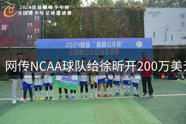 网传NCAA球队给徐昕开200万美元offer 博主：拿首轮秀薪资打NCAA